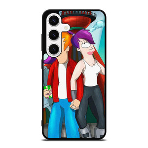 FUTURAMA PHILIP AND LEELA CARTOON   Samsung Galaxy S24 Case Cover