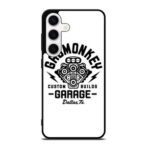 GAS MONKEY GARAGE WHITE LOGO   Samsung Galaxy S24 Case Cover