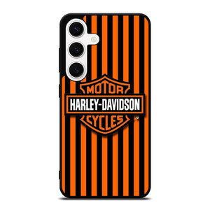 HARLEY DAVIDSON MOTOR CYCLES ORANGE STRIPE Samsung Galaxy S24 Case Cover HARLEY DAVIDSON MOTOR CYCLES ORANGE STRIPE Samsung Galaxy S24 Case Cover