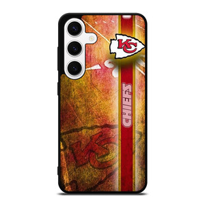KANSAS CITY CHIEFS NFL GRUNGE LOGO Samsung Galaxy S24 Case Cover