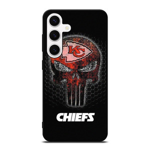 KANSAS CITY CHIEFS THE PUNISHER LOGO Samsung Galaxy S24 Case Cover