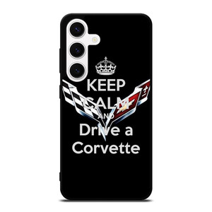 KEEP CALM AND DRIVE CORVETTE Samsung Galaxy S24 Case Cover