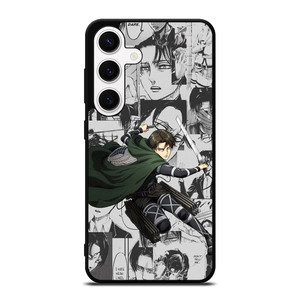 LEVI ACKERMAN ATTACK ON TITANS MANGA COLLAGE Samsung Galaxy S24 Case Cover