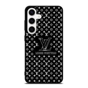 LOUIS VUITTON LV BLACK LOGO Samsung Galaxy S24 Case Cover