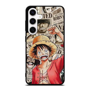 LUFFY WANTED POSTER PATTERN Samsung Galaxy S24 Case Cover