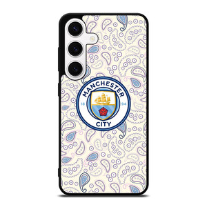 MANCHESTER CITY PUMA PATTERN Samsung Galaxy S24 Case Cover