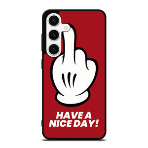 MICKEY MOUSE HAVE A NICE DAY Samsung Galaxy S24 Case Cover