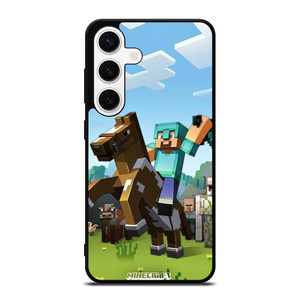 MINECRAFT KNIGHT AND HORSE Samsung Galaxy S24 Case Cover