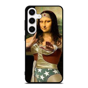 MONA LISA WONDER WOMAN Samsung Galaxy S24 Case Cover MONA LISA WONDER WOMAN Samsung Galaxy S24 Case Cover