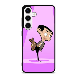 MR BEAN AND TEDDY BEAR CARTOON Samsung Galaxy S24 Case Cover