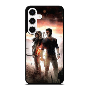 NATHAN DRAKE AND LARA CROFT UNCHARTED GAMES Samsung Galaxy S24 Case Cover NATHAN DRAKE AND LARA CROFT UNCHARTED GAMES Samsung Galaxy S24 Case Cover