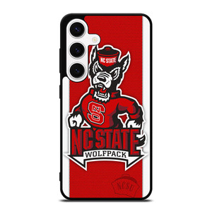 NC STATE WOLFPACK FOOTBALL CARBON LOGO Samsung Galaxy S24 Case Cover