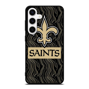 NEW ORLEANS SAINTS FOOTBALL ABSTRACT LINE Samsung Galaxy S24 Case Cover