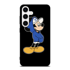 NEW YORK YANKEES MICKEY MOUSE BLACK Samsung Galaxy S24 Case Cover NEW YORK YANKEES MICKEY MOUSE BLACK Samsung Galaxy S24 Case Cover