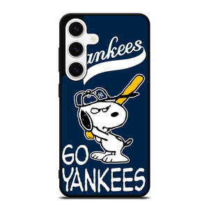 NEW YORK YANKEES SNOOPY CARTOON Samsung Galaxy S24 Case Cover