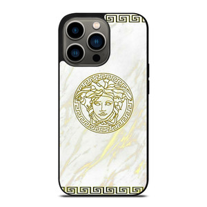 VERSACE GOLD MARBLE iPhone 13 Pro Case Cover