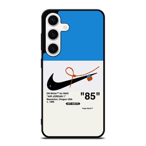 NIKE AIR JORDAN 1OFF WHITE BLUE Samsung Galaxy S24 Case Cover NIKE AIR JORDAN 1OFF WHITE BLUE Samsung Galaxy S24 Case Cover