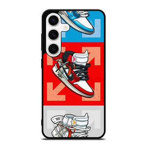 NIKE AIR JORDAN OFF WHITE SNEAKERS VECTOR Samsung Galaxy S24 Case Cover NIKE AIR JORDAN OFF WHITE SNEAKERS VECTOR Samsung Galaxy S24 Case Cover