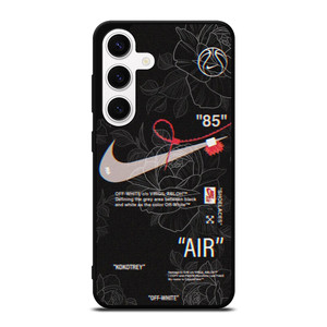 NIKE OFF WHITE FLORAL LOGO Samsung Galaxy S24 Case Cover NIKE OFF WHITE FLORAL LOGO Samsung Galaxy S24 Case Cover