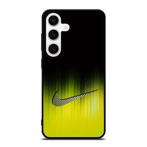 NIKE YELLOW BLACK LOGO Samsung Galaxy S24 Case Cover