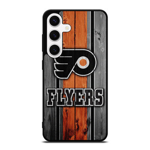 PHILADELPHIA FLYERS HOCKEY WOOD LOGO Samsung Galaxy S24 Case Cover