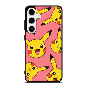 POKEMON SMILING PIKACHU PINK Samsung Galaxy S24 Case Cover