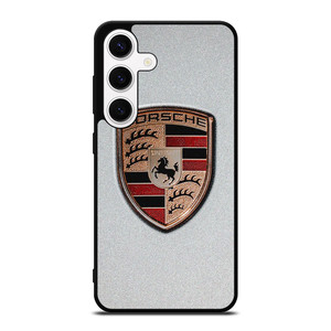 PORSCHE SILVER METAL EMBLEM Samsung Galaxy S24 Case Cover PORSCHE SILVER METAL EMBLEM Samsung Galaxy S24 Case Cover