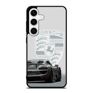PORSCHE STUTTGART 918 SPYDER POSTER WHITE Samsung Galaxy S24 Case Cover