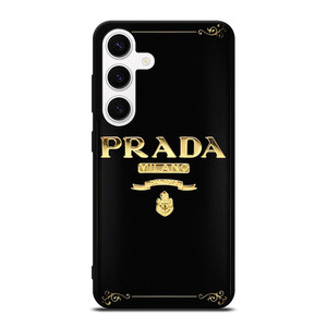 PRADA MILANO GOLD Samsung Galaxy S24 Case Cover PRADA MILANO GOLD Samsung Galaxy S24 Case Cover