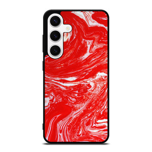 RED LIQUID TEXTURE Samsung Galaxy S24 Case Cover
