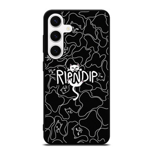 RIPNDIP BLACK DOODLE LOGO Samsung Galaxy S24 Case Cover