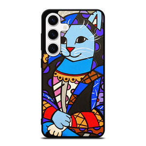 ROMERO BRITTO CAT MONALISA Samsung Galaxy S24 Case Cover