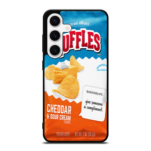 RUFFLES POTATO CHIPS CHEDDAR Samsung Galaxy S24 Case Cover RUFFLES POTATO CHIPS CHEDDAR Samsung Galaxy S24 Case Cover