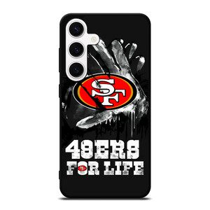 SAN FRANCISCO 49ERS FOR LIFE Samsung Galaxy S24 Case Cover SAN FRANCISCO 49ERS FOR LIFE Samsung Galaxy S24 Case Cover