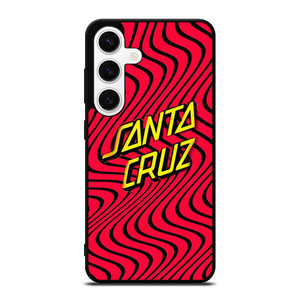 SANTA CRUZ SKATEBOARD WAVY RED Samsung Galaxy S24 Case Cover SANTA CRUZ SKATEBOARD WAVY RED Samsung Galaxy S24 Case Cover