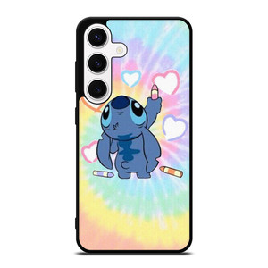 STITCH CARTOON TIE DYE PATTERN Samsung Galaxy S24 Case Cover STITCH CARTOON TIE DYE PATTERN Samsung Galaxy S24 Case Cover