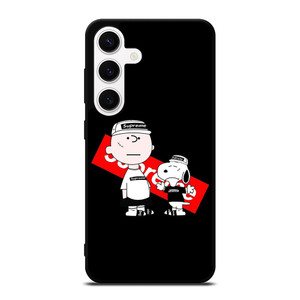 SUPREME SNOOPY AND CHARLIE BROWN Samsung Galaxy S24 Case Cover SUPREME SNOOPY AND CHARLIE BROWN Samsung Galaxy S24 Case Cover