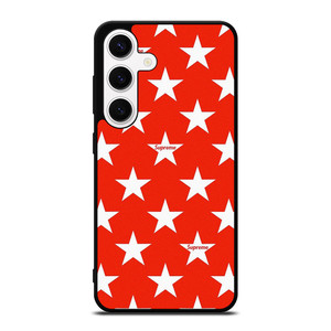 SUPREME STARS PATTERN RED Samsung Galaxy S24 Case Cover SUPREME STARS PATTERN RED Samsung Galaxy S24 Case Cover