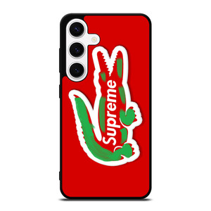 SUPREME X LACOSTE SYMBOL Samsung Galaxy S24 Case Cover SUPREME X LACOSTE SYMBOL Samsung Galaxy S24 Case Cover