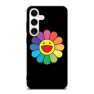 TAKASHI MURAKAMI BLACK Samsung Galaxy S24 Case Cover TAKASHI MURAKAMI BLACK Samsung Galaxy S24 Case Cover