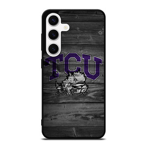 TCU HORNED FROGS FOOTBALL WOOD LOGO Samsung Galaxy S24 Case Cover TCU HORNED FROGS FOOTBALL WOOD LOGO Samsung Galaxy S24 Case Cover