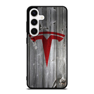 TESLA WOODEN LOGO Samsung Galaxy S24 Case Cover TESLA WOODEN LOGO Samsung Galaxy S24 Case Cover