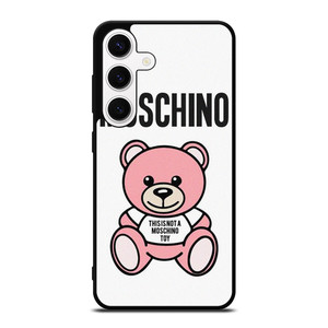 THIS IS NOT MOSCHINO TOY BEAR PINK Samsung Galaxy S24 Case Cover THIS IS NOT MOSCHINO TOY BEAR PINK Samsung Galaxy S24 Case Cover
