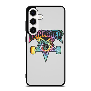 THRASHER SKATEBOARD TIE DYE LOGO Samsung Galaxy S24 Case Cover THRASHER SKATEBOARD TIE DYE LOGO Samsung Galaxy S24 Case Cover