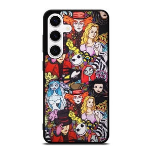 TIM BURTON HORROR MOVIE COLLAGE Samsung Galaxy S24 Case Cover TIM BURTON HORROR MOVIE COLLAGE Samsung Galaxy S24 Case Cover