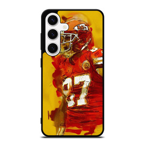 TRAVIS KELCE KANSAS CITY CHIEFS ART Samsung Galaxy S24 Case Cover