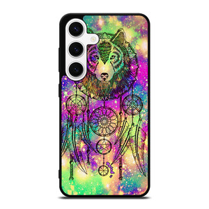 WHITE WOLF DREAMCATCHER TIE DIE Samsung Galaxy S24 Case Cover WHITE WOLF DREAMCATCHER TIE DIE Samsung Galaxy S24 Case Cover