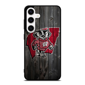 WISCONSIN BADGERS WOOD LOGO Samsung Galaxy S24 Case Cover WISCONSIN BADGERS WOOD LOGO Samsung Galaxy S24 Case Cover