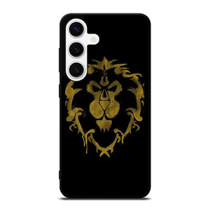 WORLD OF WARCRAFT ALLIANCE BLACK LOGO Samsung Galaxy S24 Case Cover