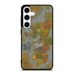 WORLD OF WARCRAFT GAMES MAP Samsung Galaxy S24 Case Cover WORLD OF WARCRAFT GAMES MAP Samsung Galaxy S24 Case Cover